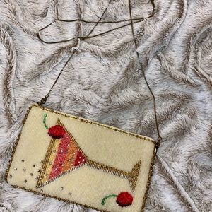 Beaded cocktail bag